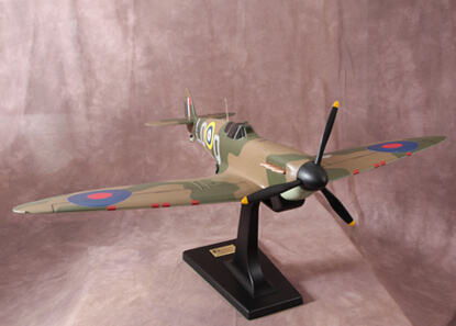 Scale model of a spitfire MK1a