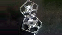 CAD model data generated to enable CNC machining from solid aluminium CAD model data generated to enable CNC machining from solid aluminium