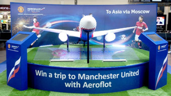 Traditional model making with new technology Aeroflot model created by JH May