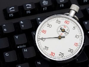 Clock showing rapid prototype time