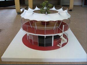 coffee house architectural model