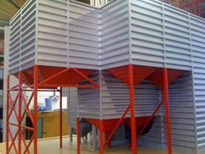 Grain Dryer architectural model