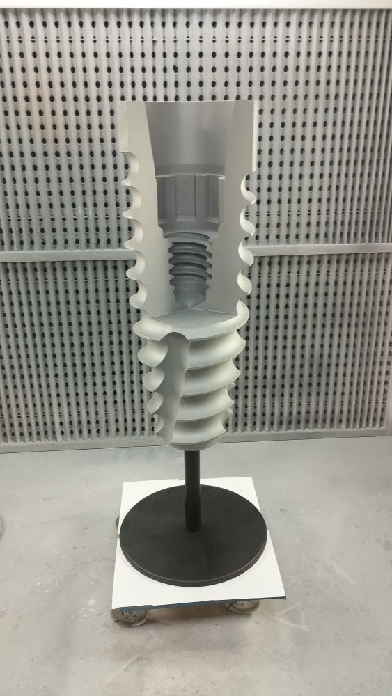 scientific model for an exhibition