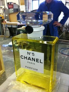 Oversized Chanel No.5 Perfume Bottle Model made by JH May